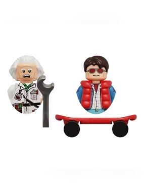 Custom Back to The Future - Set of 2 Mini Figures